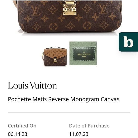 Louis Vuitton Pochette Metis Reverse Monogram Canvas - Picture 14 of 15